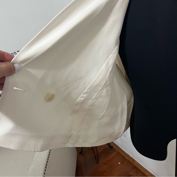 MORGANE Le Fay Silk Blazer L - Picture 7 of 12